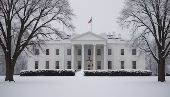 Winter at the White House Winter at the White House