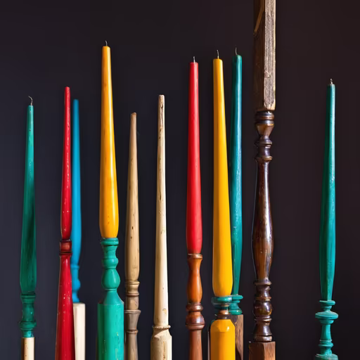 Colorful Candle Holders
