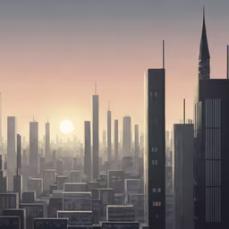 Cityscape at Dawn Cityscape at Dawn