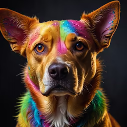 Rainbow Dog Rainbow Dog