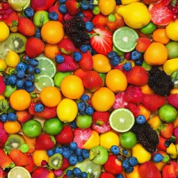 A colorful fruit medley