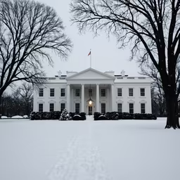 Winter at the White House Winter at the White House