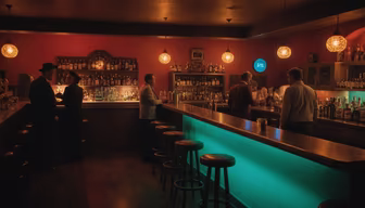 Evening at the Bar Evening at the Bar