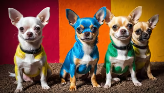 Colorful Chihuahuas