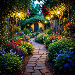 Enchanted Garden Path Enchanted Garden Path