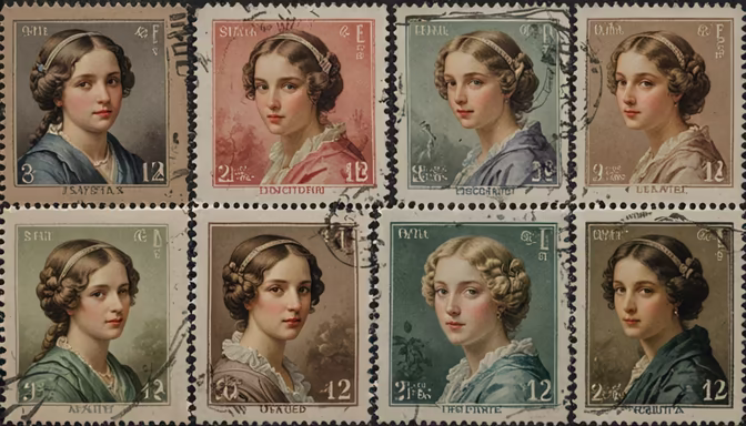 Vintage Stamp Collection