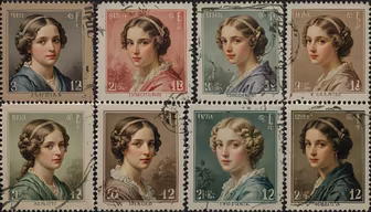 Vintage Stamp Collection Vintage Stamp Collection