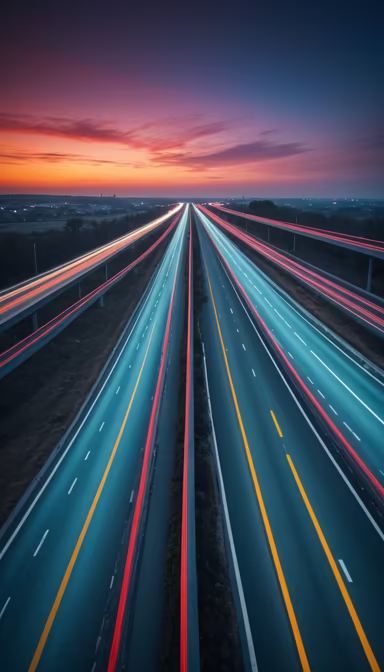 Highway at Dusk Highway at Dusk