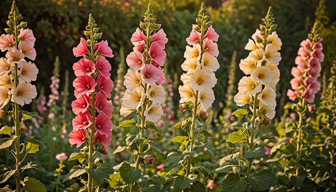 Hollyhock Garden