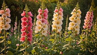 Hollyhock Garden Hollyhock Garden