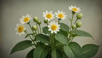 White and Yellow Daisies White and Yellow Daisies