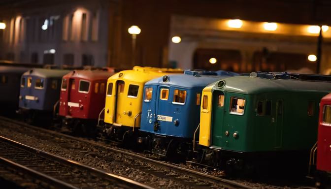Colorful Train Lineup