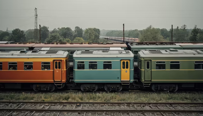 Vintage Train Cars