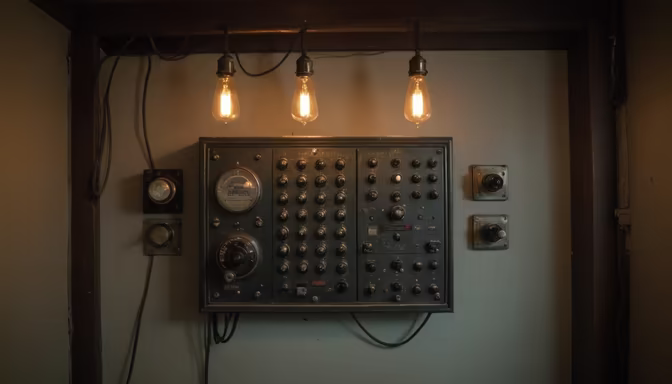 Vintage Control Panel
