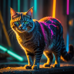 Neon Cat Neon Cat