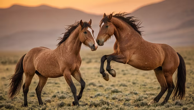 Wild Mustangs