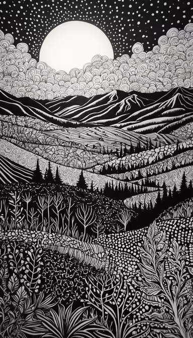 Moonlit Landscape Moonlit Landscape