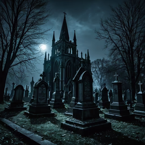 Midnight Cemetery