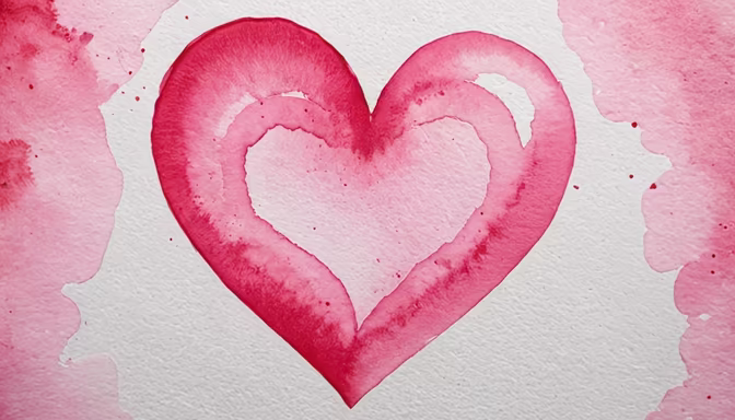 Watercolor Heart