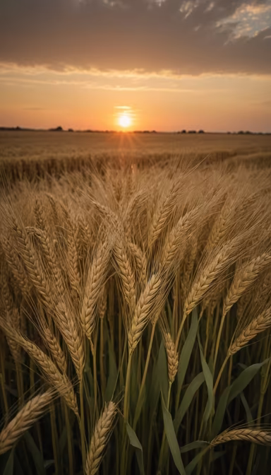 Golden Hour in the Fields