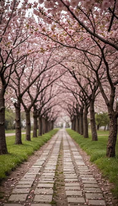 Cherry Blossom Path Cherry Blossom Path