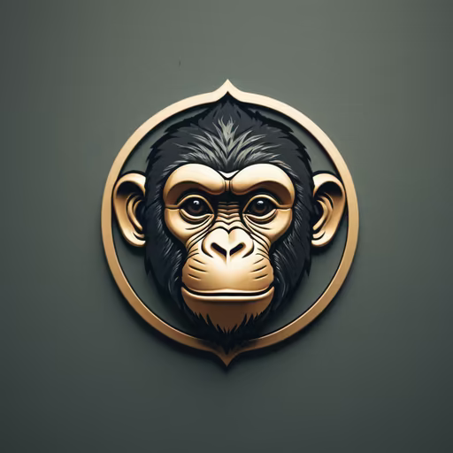 Chimpanzee Emblem