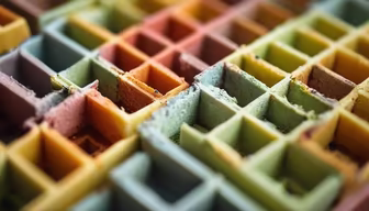 Rainbow Waffles Rainbow Waffles