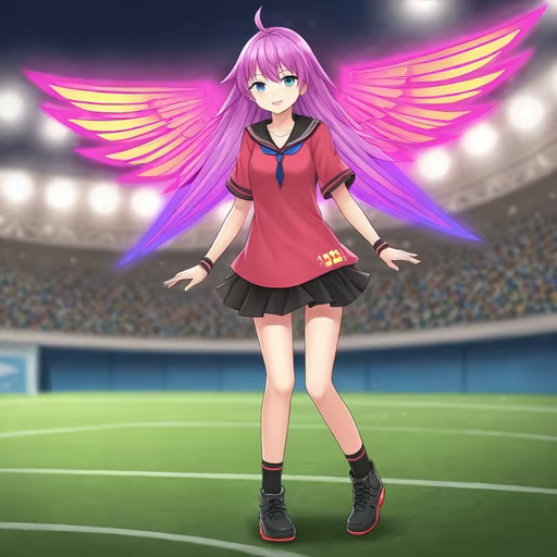 Anime Angel on the Field