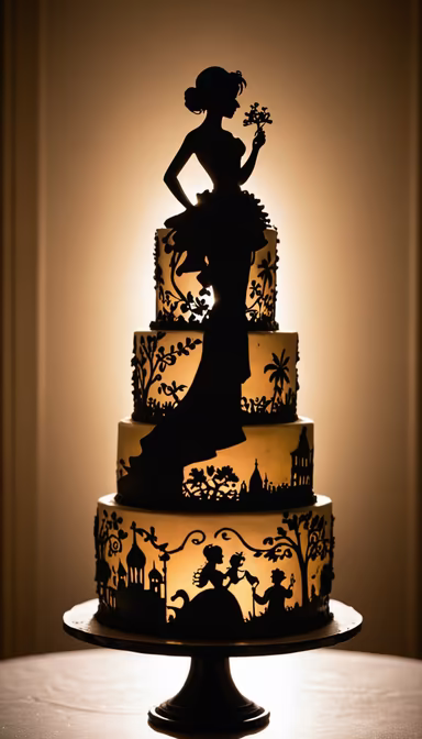 Silhouette Cake Silhouette Cake