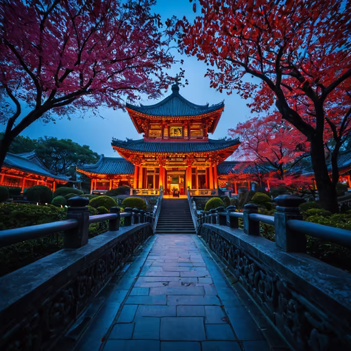 Temple at Dusk