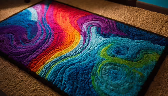 Rainbow Swirl Rug Rainbow Swirl Rug
