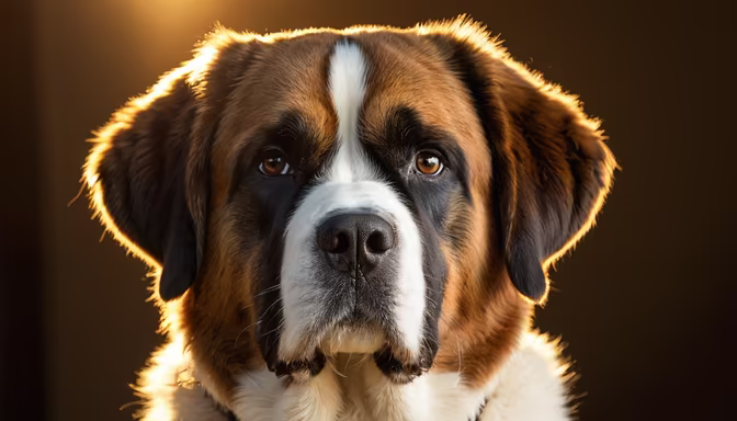 Majestic Saint Bernard