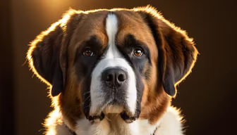 Majestic Saint Bernard