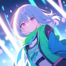 Anime Girl in Spotlight Anime Girl in Spotlight
