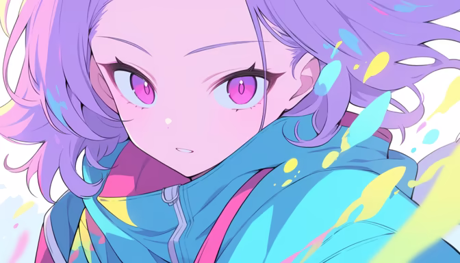 Vibrant Gaze
