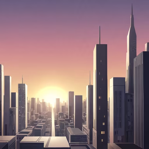 Cityscape at Dawn