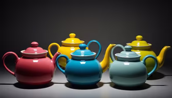 Colorful Teapots Colorful Teapots