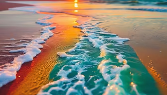 Golden Hour Waves
