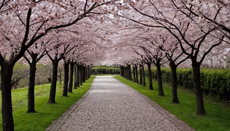 Cherry Blossom Path
