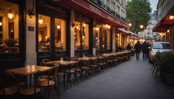 Parisian Cafe Charm