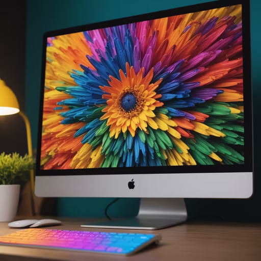 Colorful Workspace