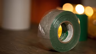 Green Tape Roll