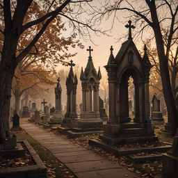 Autumnal Cemetery