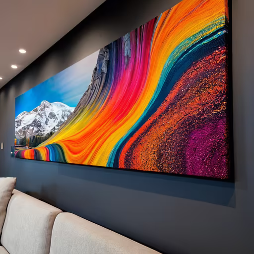 Colorful Mountainscape