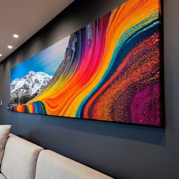 Colorful Mountainscape