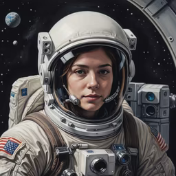 Astronaut Portrait Astronaut Portrait