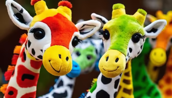 Colorful Giraffe Friends Colorful Giraffe Friends