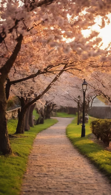 Cherry Blossom Path