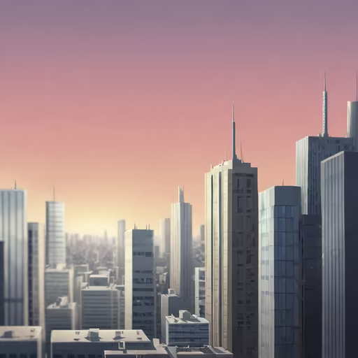 Cityscape at Sunset
