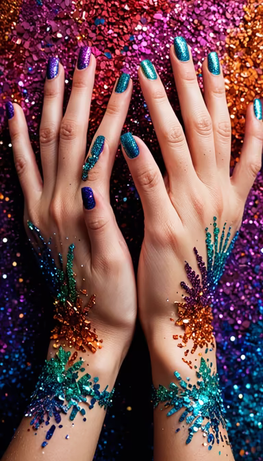 Glittering Hands